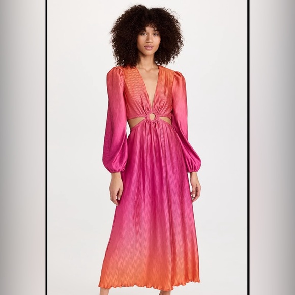 NWT SIMKHAI Ombré cutout maxi summer dress - Picture 5 of 6